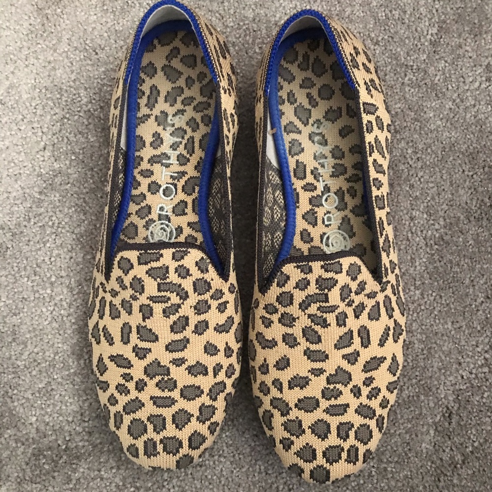 Rothys loafer cheetah print - worn once